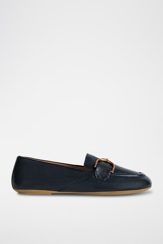 Mocassins en cuir nappa Palmaria - Noir