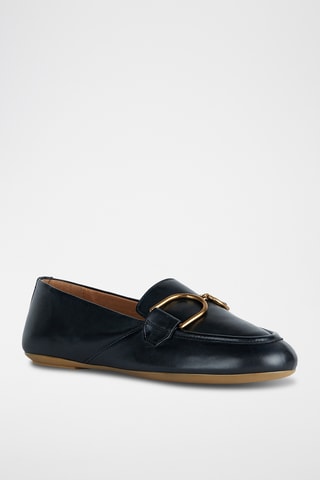 Mocassins en cuir nappa Palmaria - Noir