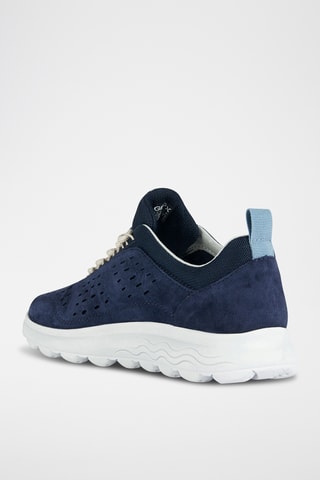 Baskets en nubuck Spherica - Bleu marine
