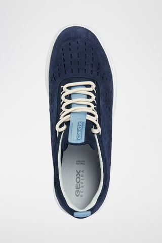 Baskets en nubuck Spherica - Bleu marine