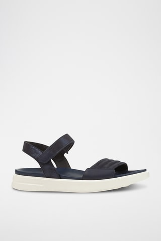Sandales en cuir de chèvre nubuck Xand - Bleu marine