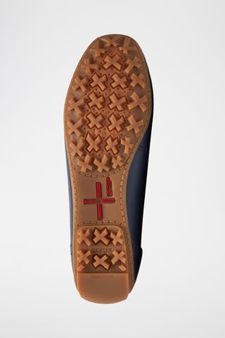 Mocassins en cuir nappa Kosmopolis - Bleu marine