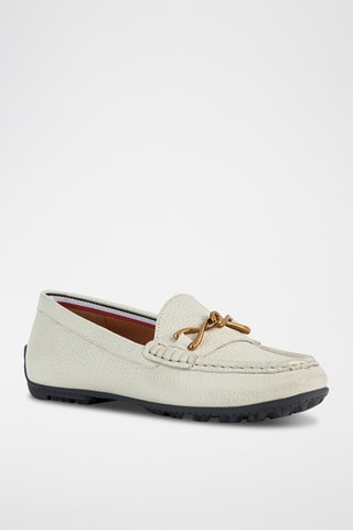 Mocassins en cuir nappa Kosmopolis - Blanc