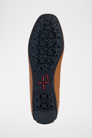 Mocassins en cuir Kosmopolis - Camel