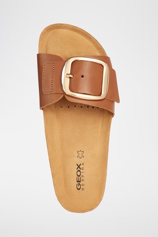 Mules en cuir Brionia - Marron