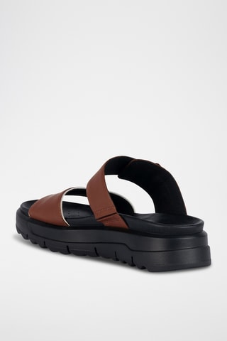Mules en cuir Xand - Marron