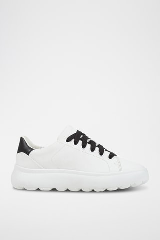 Baskets en cuir nappa Spherica - Blanc