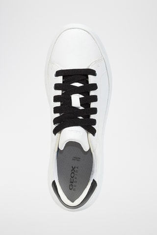 Baskets en cuir nappa Spherica - Blanc