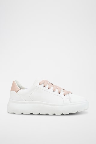 Baskets en cuir nappa Spherica - Blanc