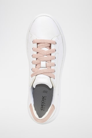 Baskets en cuir nappa Spherica - Blanc