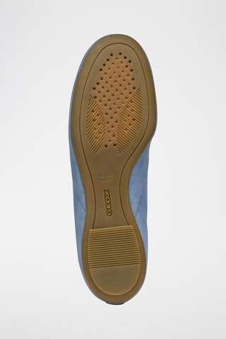 Mocassins en cuir de chèvre nubuck Palmaria - Ciel