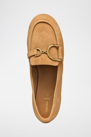 Mocassins en cuir de chèvre nubuck Palmaria - Camel