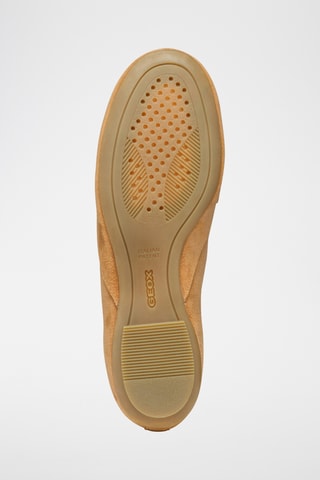 Mocassins en cuir de chèvre nubuck Palmaria - Camel