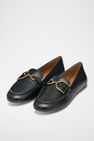 Mocassins en cuir de mouton Palmaria - Noir
