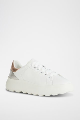 Baskets en cuir Spherica - Blanc