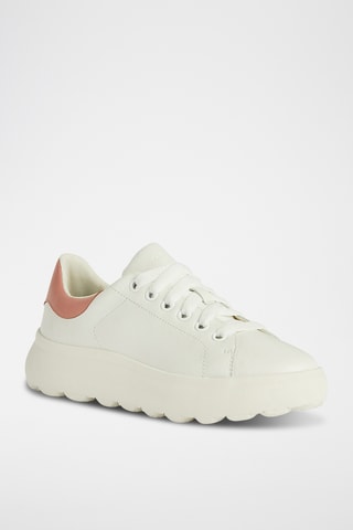 Baskets en cuir Spherica - Ecru