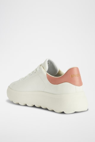 Baskets en cuir Spherica - Ecru