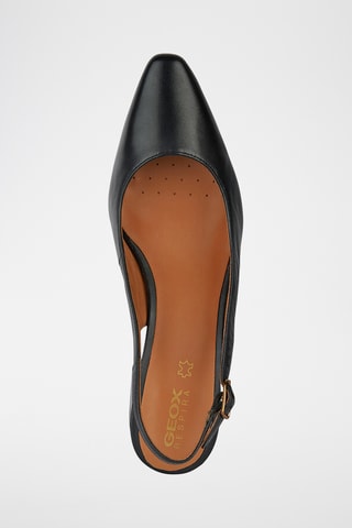 Escarpins en cuir de mouton nappa Giselda - Noir