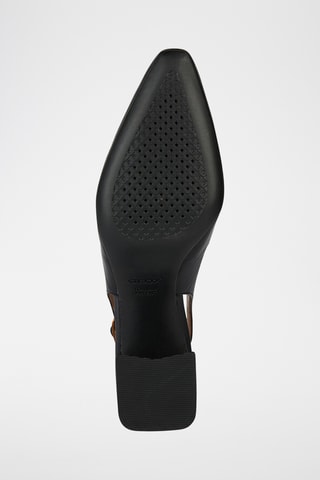 Escarpins en cuir de mouton nappa Giselda - Noir