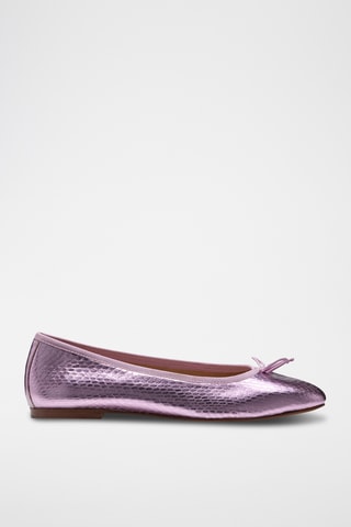 Ballerines en cuir de chèvre Marsilea - Mauve