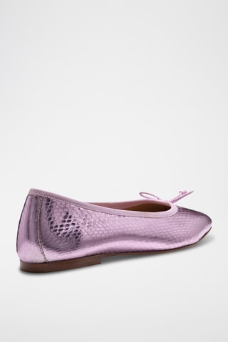 Ballerines en cuir de chèvre Marsilea - Mauve