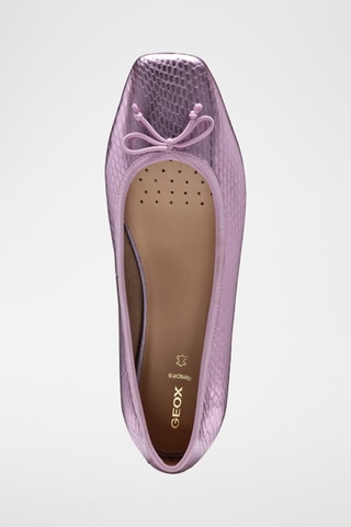Ballerines en cuir de chèvre Marsilea - Mauve