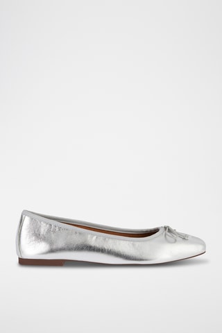 Ballerines en cuir de mouton Marsilea - Argenté