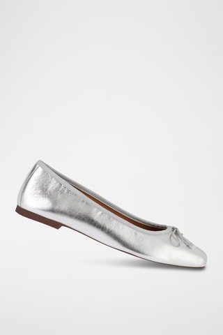 Ballerines en cuir de mouton Marsilea - Argenté