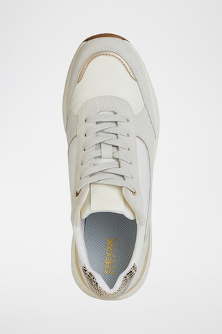 Baskets compensées en nubuck Spherica - Blanc