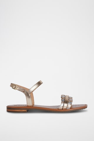 Sandales en cuir de mouton Sozy - Doré