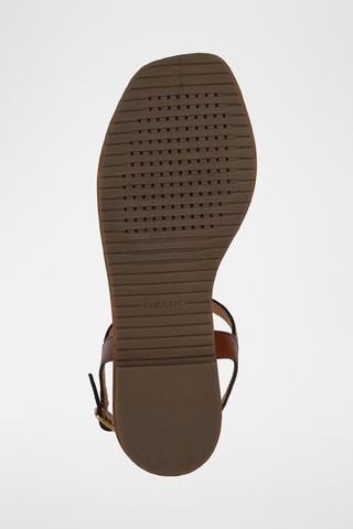 Sandales en cuir de mouton Sozy - Marron