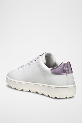 Baskets en cuir Spherica - Blanc
