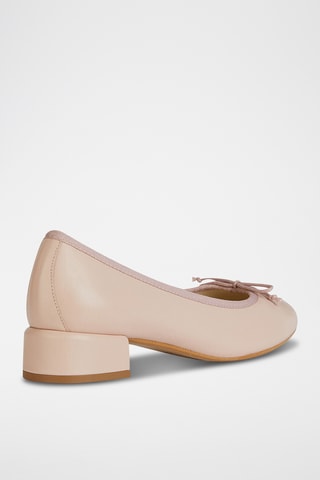 Escarpins en cuir nappa Floretia - Rose