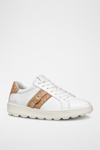 Baskets en cuir Spherica - Blanc