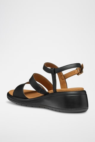 Sandales compensées Meliconia - Noir