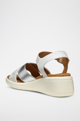 Sandales compensées Meliconia - Blanc