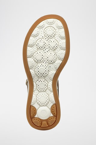 Sandales en cuir de veau nubuck Spherica - Taupe