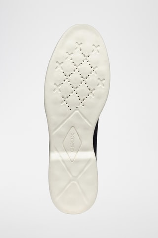 Mocassins en cuir de veau nubuck Xand 3D - Bleu marine