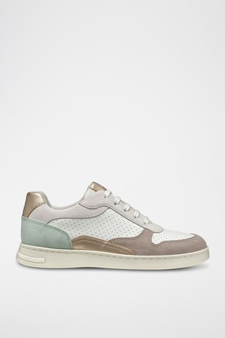 Baskets en cuir de veau nubuck Jaysen - Blanc