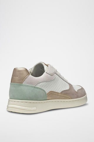 Baskets en cuir de veau nubuck Jaysen - Blanc