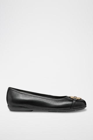 Ballerines en cuir de veau nappa Annytah - Noir