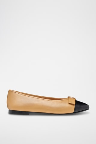 Ballerines en cuir de mouton nappa Millianee - Beige