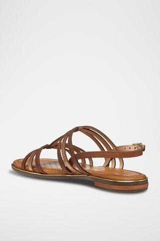 Sandales en cuir Sozy - Marron