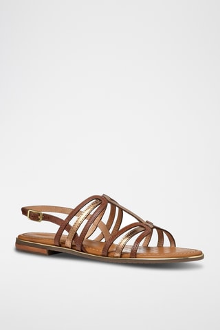Sandales en cuir Sozy - Marron