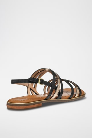 Sandales en cuir Sozy - Noir