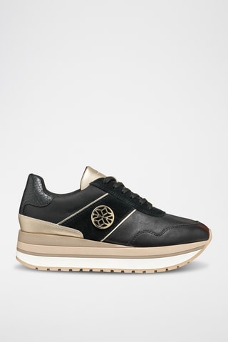 Baskets cuir Kency - Noir