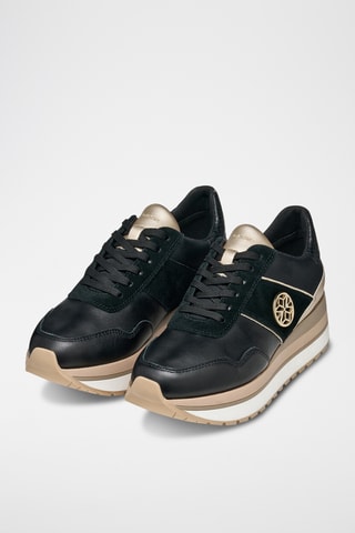 Baskets cuir Kency - Noir