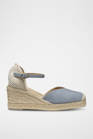 Espadrilles compensées en nubuck Gelsa - Ciel
