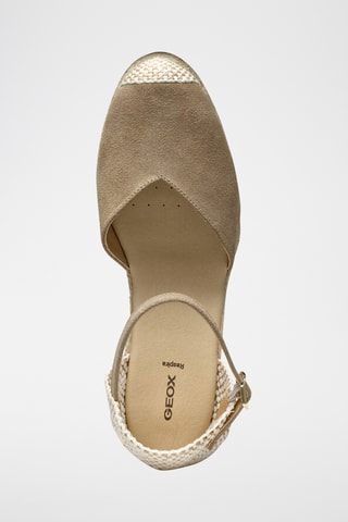 Espadrilles compensées en nubuck Gelsa - Taupe