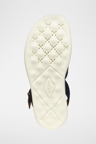 Sandales en cuir de veau nubuck Xand - Bleu marine